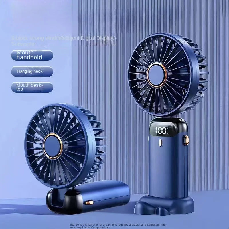 Stay Cool On-The-Go Small Handheld USB Fan - Portable & Charging for Students & Office Desk