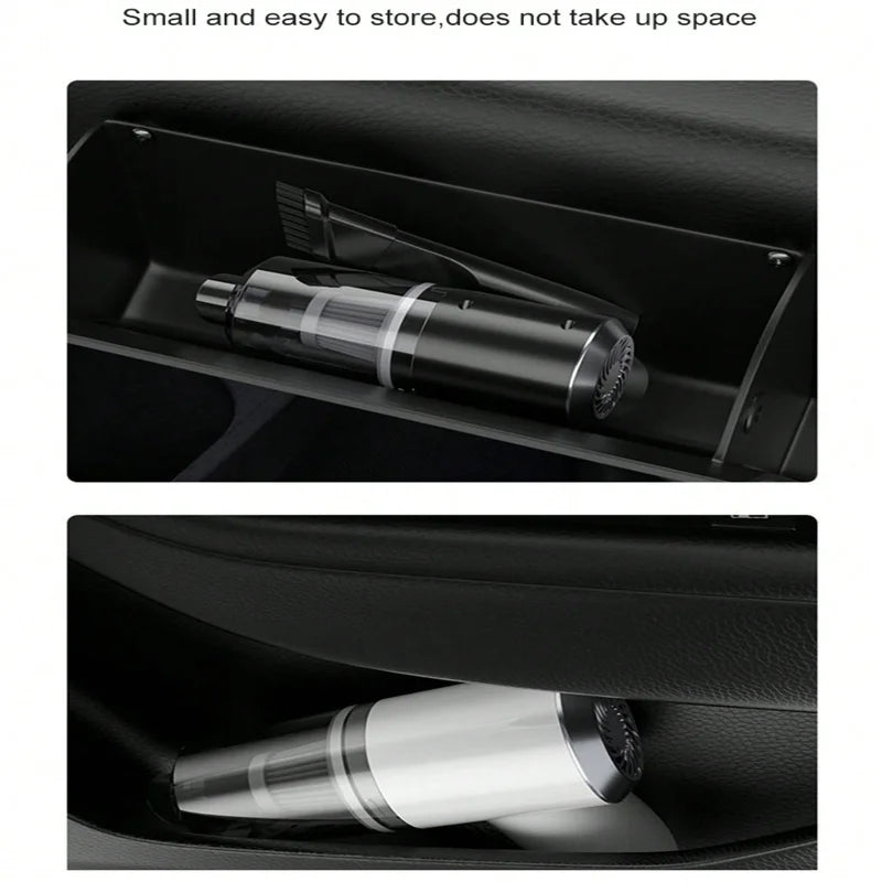 Portable Multi- Car Vacuum Cleaner Large Suction Wireless Charging Small Handheld High Power Powerful Vacuum Cleaner in the Car