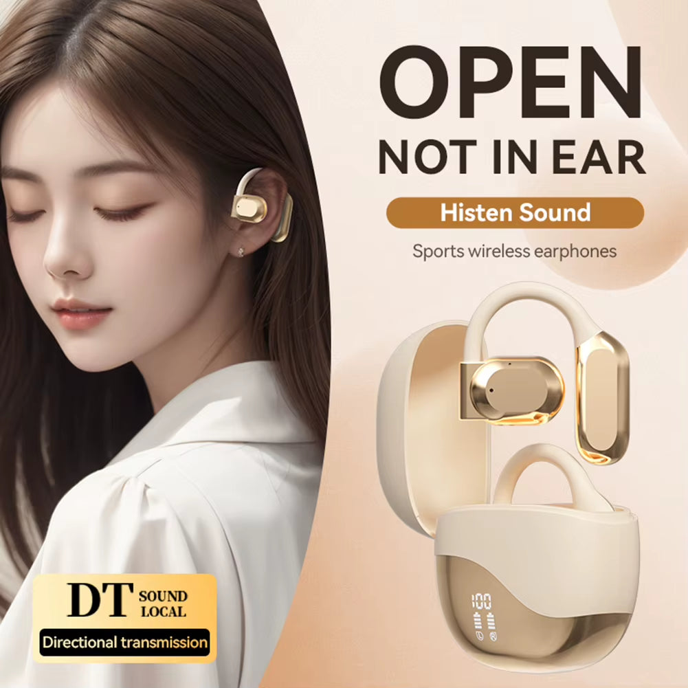3-In-1 AI Translator Earbuds Bluetooth 5.3 Real Time Translation Earphones 140 Language Two-Way Smart Voice Translator Ear Hook