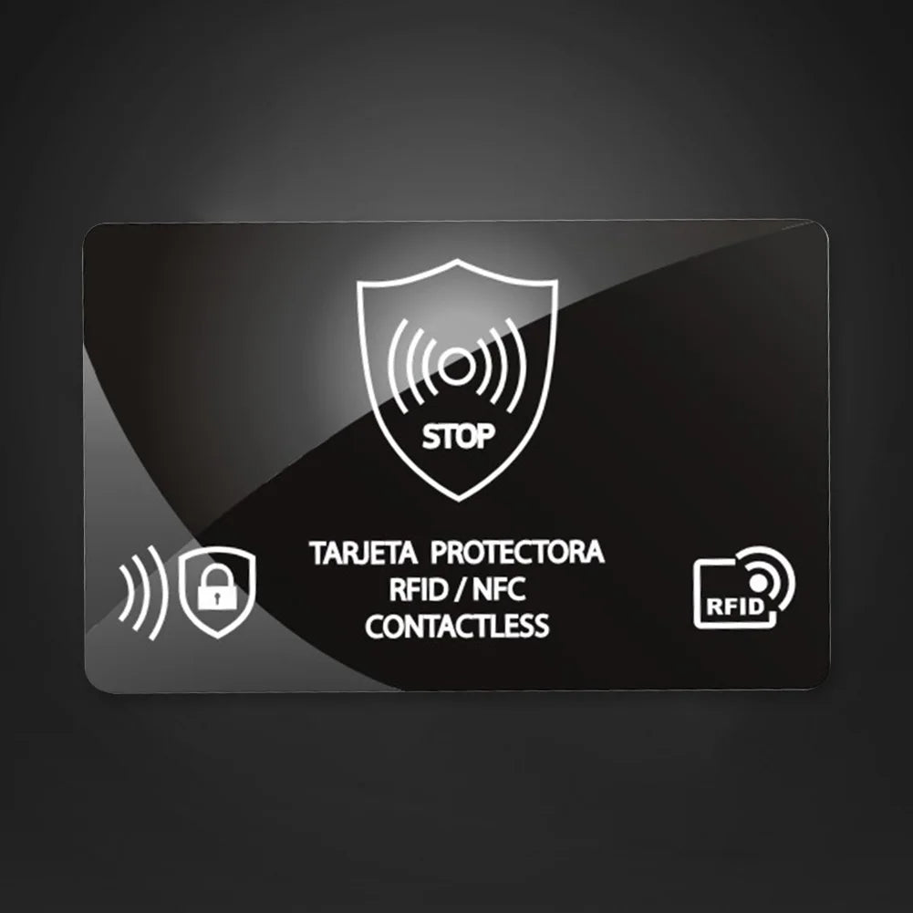 5Pcs NFC Debit Credit Card Passport Protector Entire Wallet Ultra Thin RFID Blocking Card One Card Protects for Men & Women