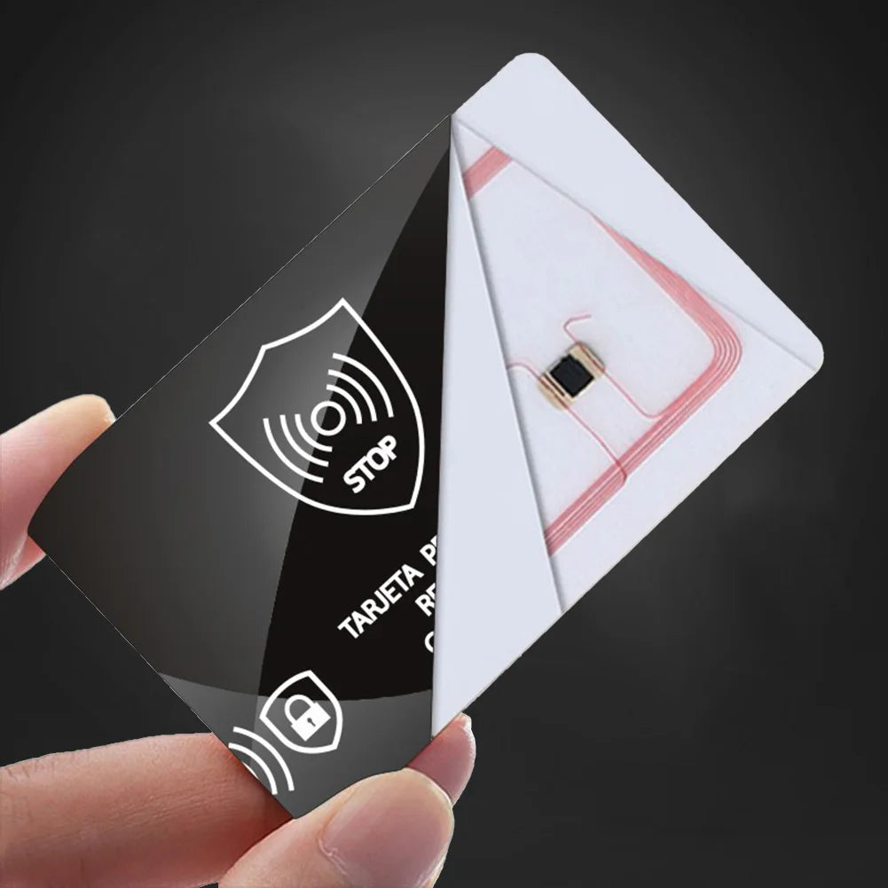 5Pcs NFC Debit Credit Card Passport Protector Entire Wallet Ultra Thin RFID Blocking Card One Card Protects for Men & Women
