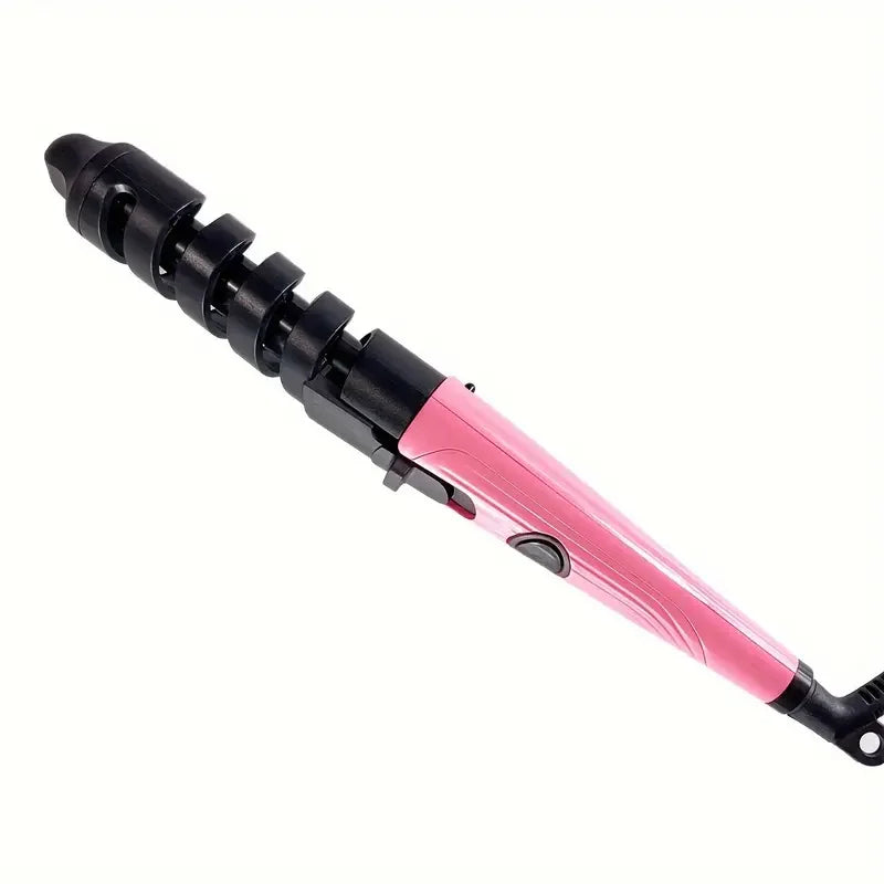 Portable Spiral Anti-Scald Curling Iron Hair Curler Wand Electric Curling Iron Ladies Gift