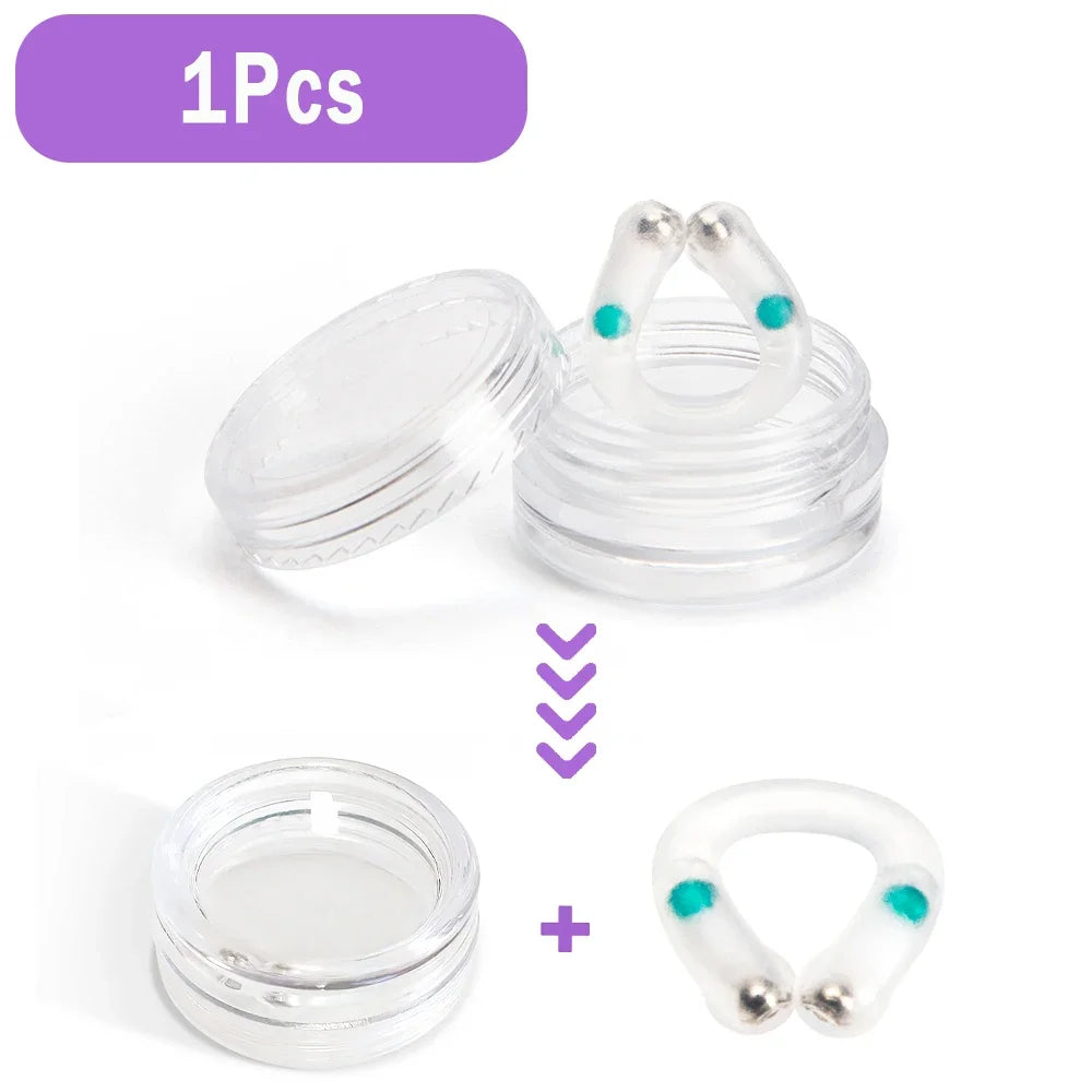 Anti Snoring Device Nose Clips Nasal Breathing Dilators Explosion Bead Snore Stopper Increase Sports Air Intake Improve Sleeping