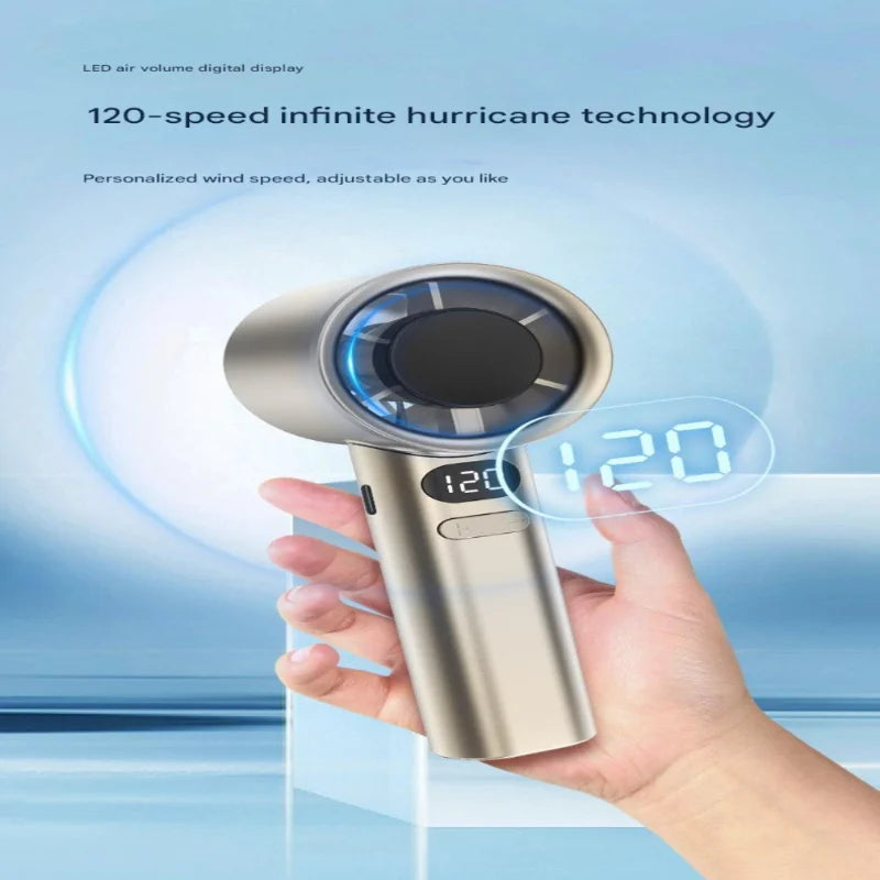 3-Speed Rechargeable USB Desk Fan, Adjustable Tilt, Lightweight & Portable Mini Fan for Office, Travel, School, Camping & Outdoo