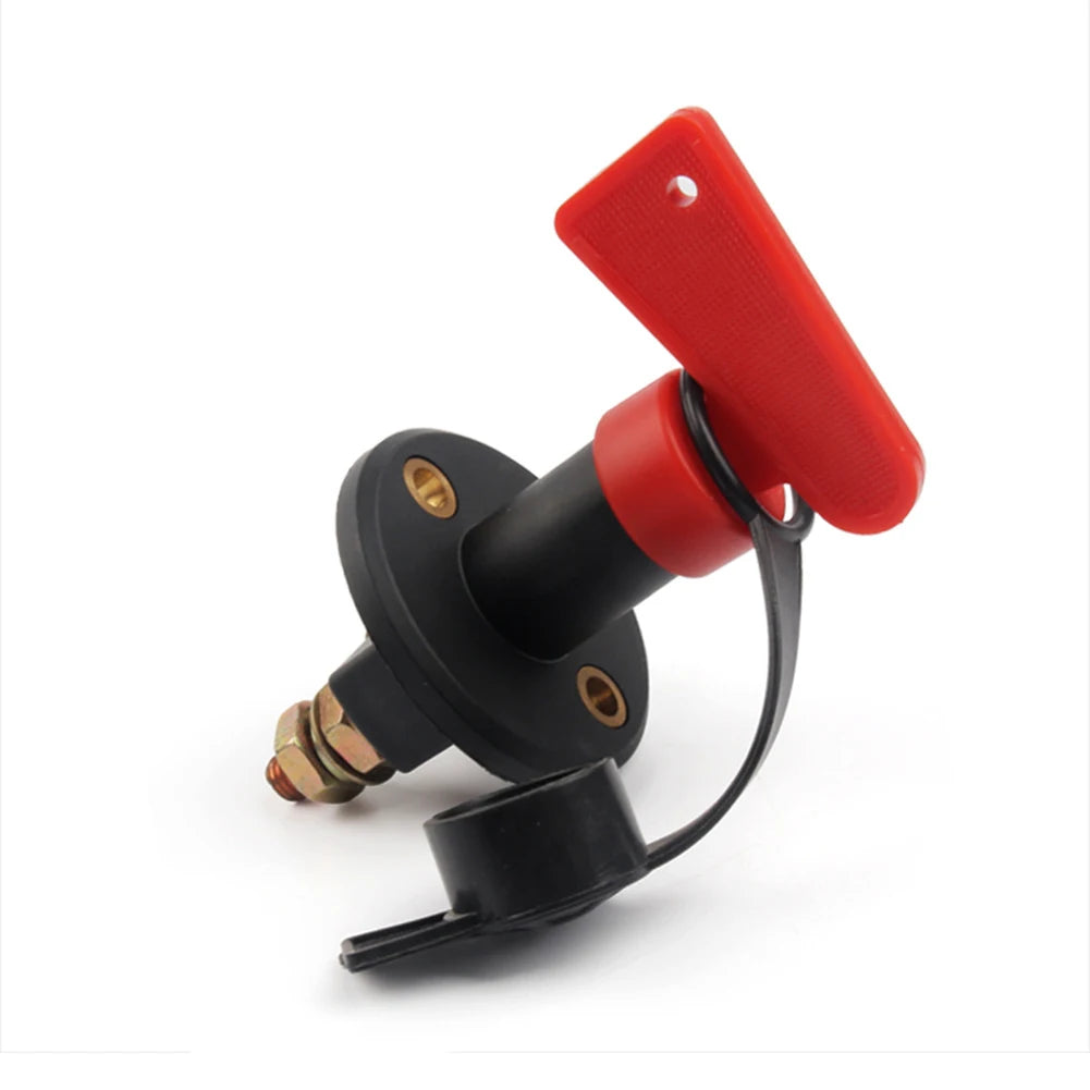 Universal Battery Isolator 12V Battery Disconnect Isolator Rotary Power Kill Cut-Off for Auto Truck Boat for Vehicle Car Van