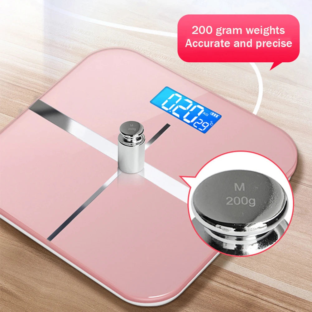 Intelligent Weight Scale HD Display Electronic Weight Scale Precision Tool for Home Office Supplies Room Temperature Measurement