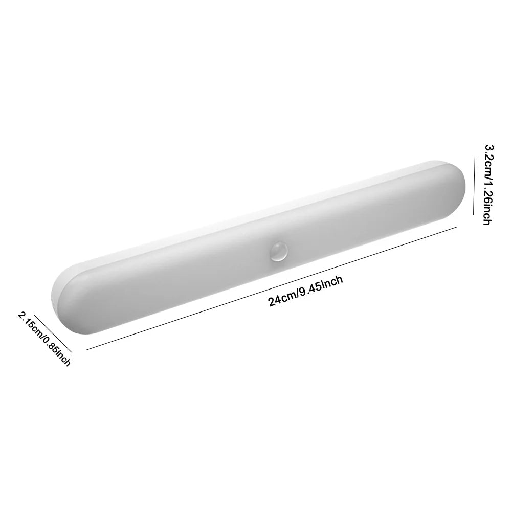 Wireless LED Makeup Mirror Light USB Charging Adjustable Color Brightness & Angle Simple Bedside Lamp for Home Bathroom