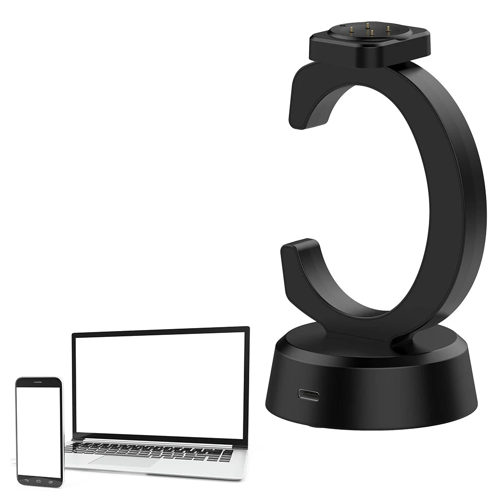 Magnetic Charger Dock Stand with USB Type-C Charging Cable Charge Station Base for Google Pixel Watch 3 41MM 45MM Smartwatch