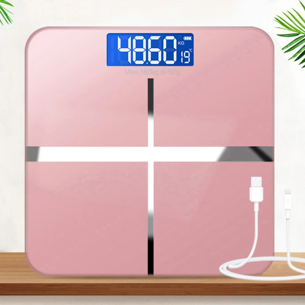 Intelligent Weight Scale HD Display Electronic Weight Scale Precision Tool for Home Office Supplies Room Temperature Measurement
