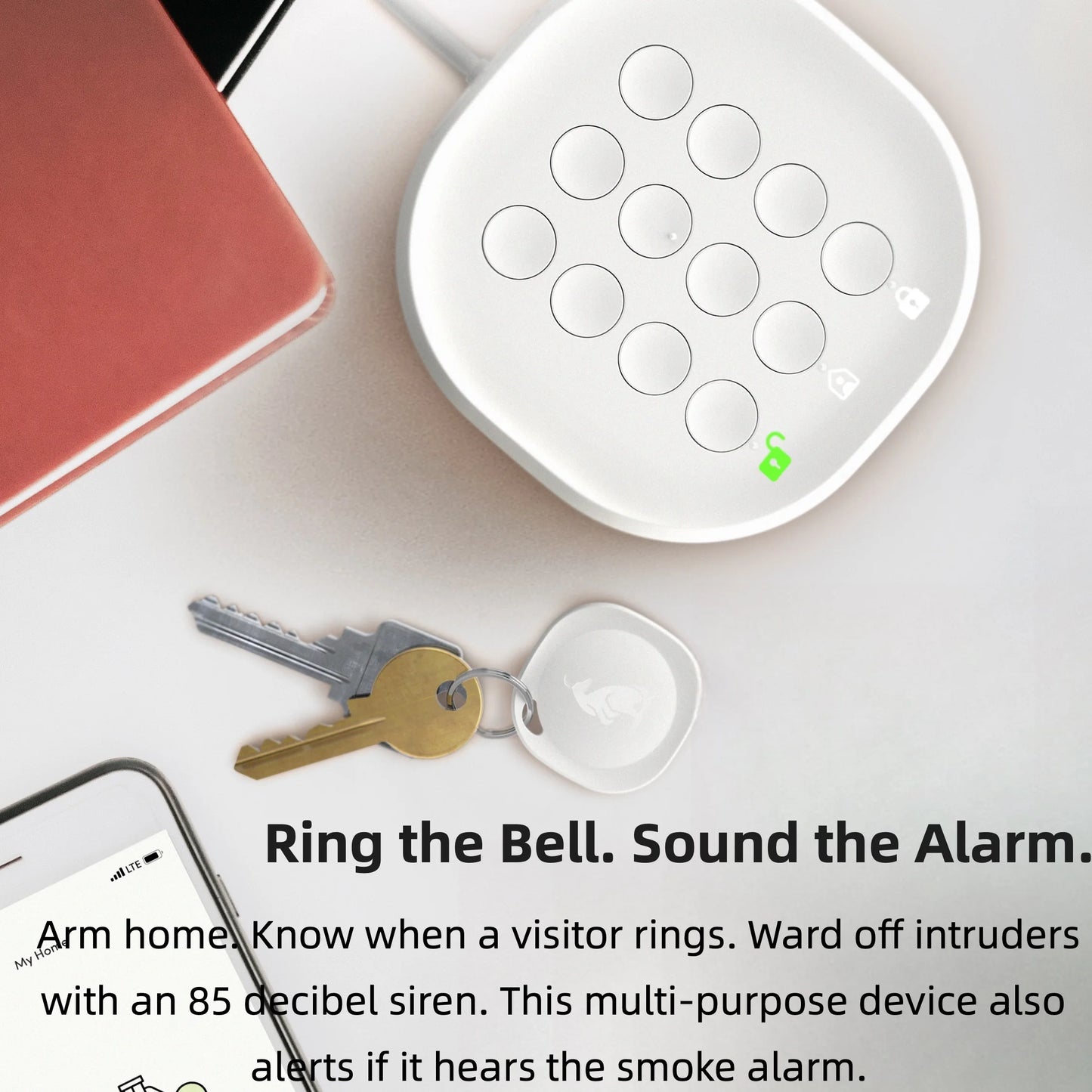 7 Ps Wifi Smart Home Alarm Kit ,Wireless Water Leak/Mold/Climate/Temperatura/Motion Alerts,Door/Window Security Alarm