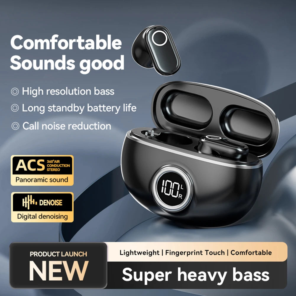 144 Languages Intelligent Translate Earbuds Bluetooth-Compatible 5.4 AI Translation Earphone 99% Accuracy Smart Voice Translator
