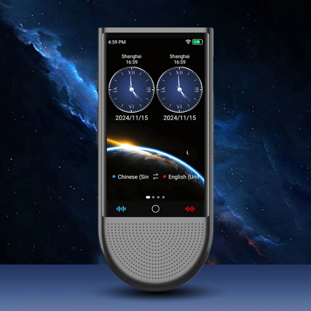 S15 4G Real-Time Ai Voice Photo Translator Offline Online Translation Language Translator Device for Travel Learning Business