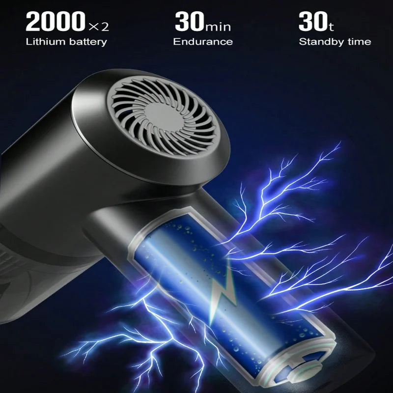 Portable Multi- Car Vacuum Cleaner Large Suction Wireless Charging Small Handheld High Power Powerful Vacuum Cleaner in the Car