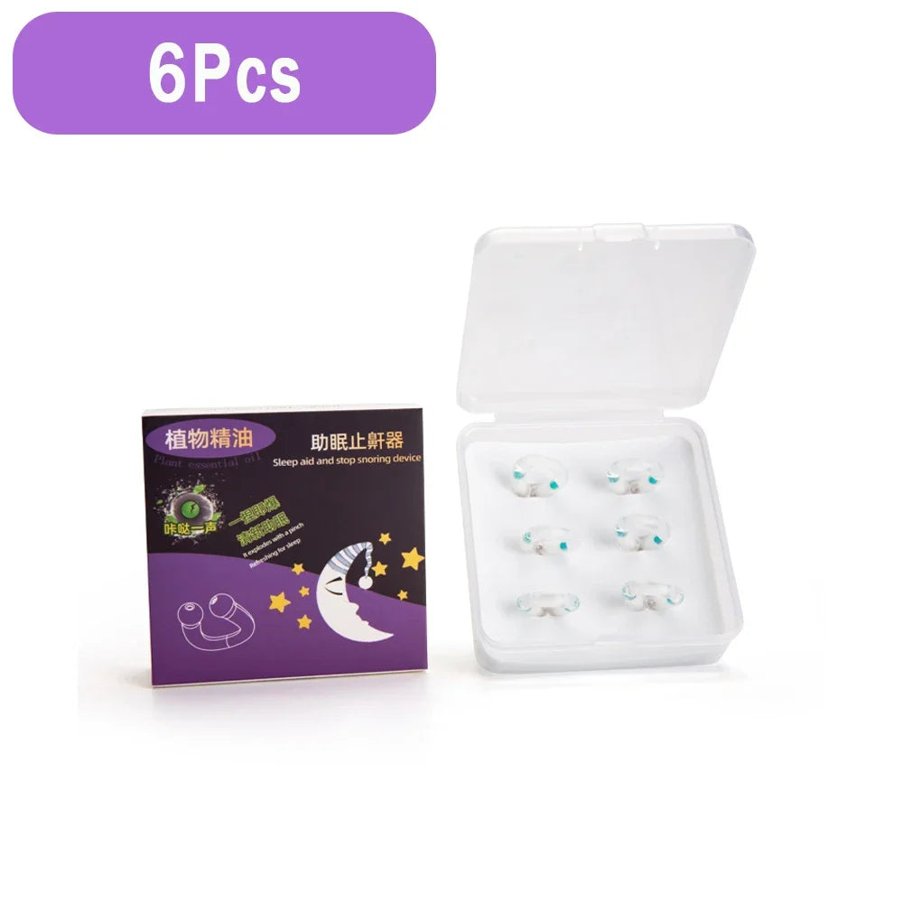 Anti Snoring Device Nose Clips Nasal Breathing Dilators Explosion Bead Snore Stopper Increase Sports Air Intake Improve Sleeping