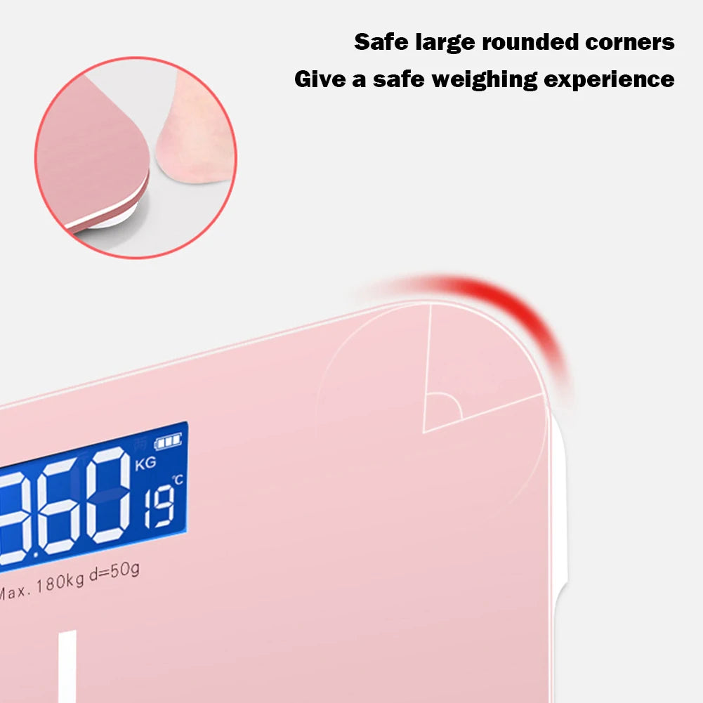 Intelligent Weight Scale HD Display Electronic Weight Scale Precision Tool for Home Office Supplies Room Temperature Measurement