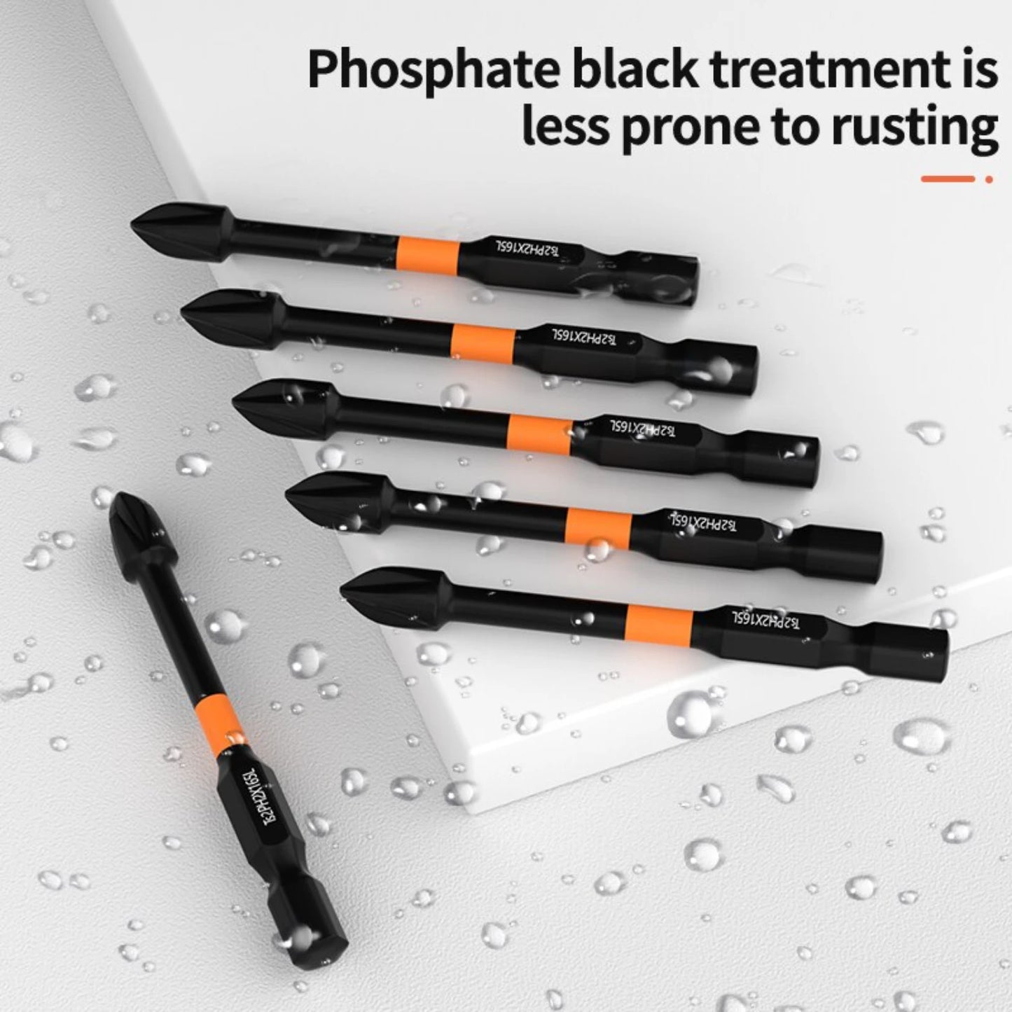6PCS Cross Screwdriver Strong anti Slip High Hardness Screwdriver Tool Drill Extended Hexagonal