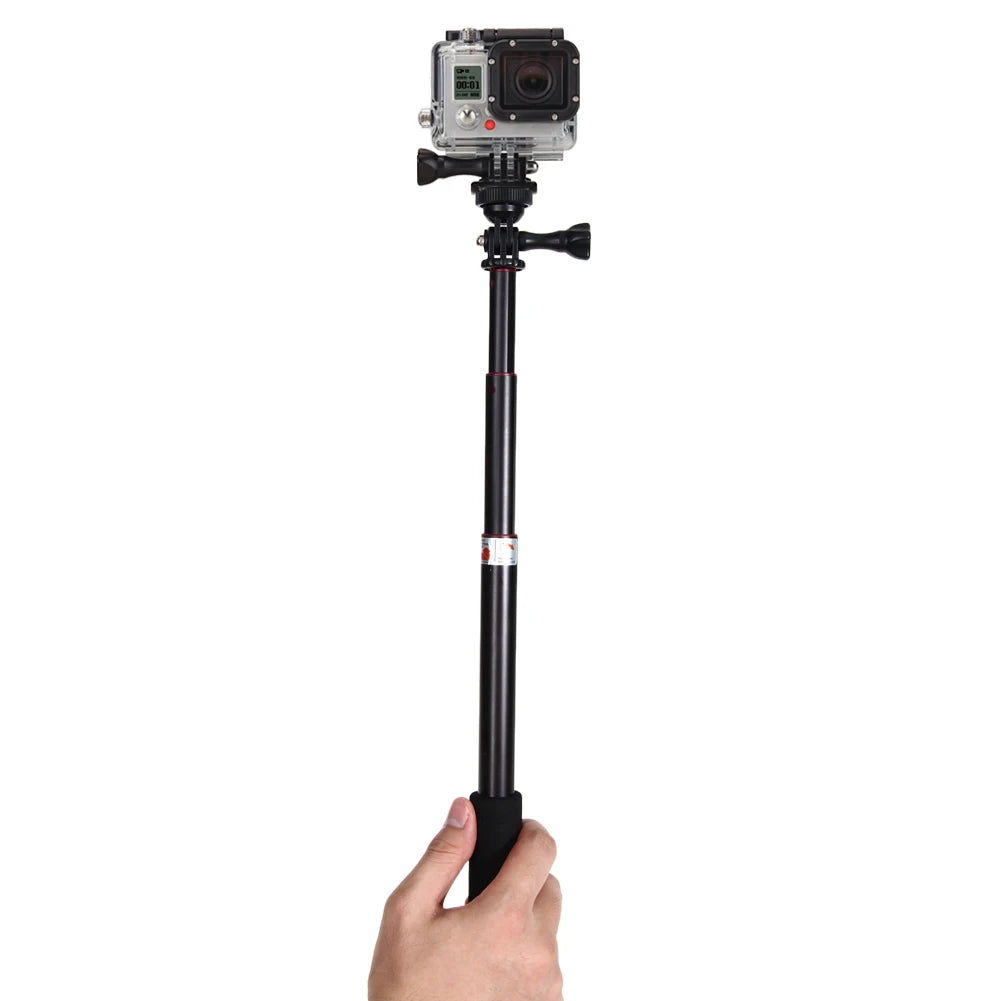 Waterproof Telescoping Monopod Tripod for Cameras Handheld Selfie Stick with Adjustable Mount and Wrist Strap