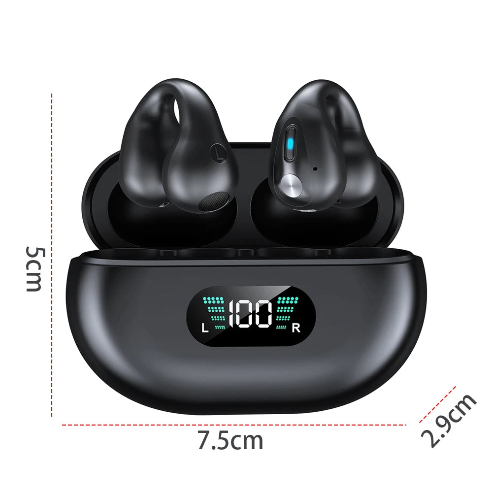 Smart AI Language Translation Earbuds Bluetooth-Compatible 144 Languages Translator Device Bone Conduction Translation Earphones