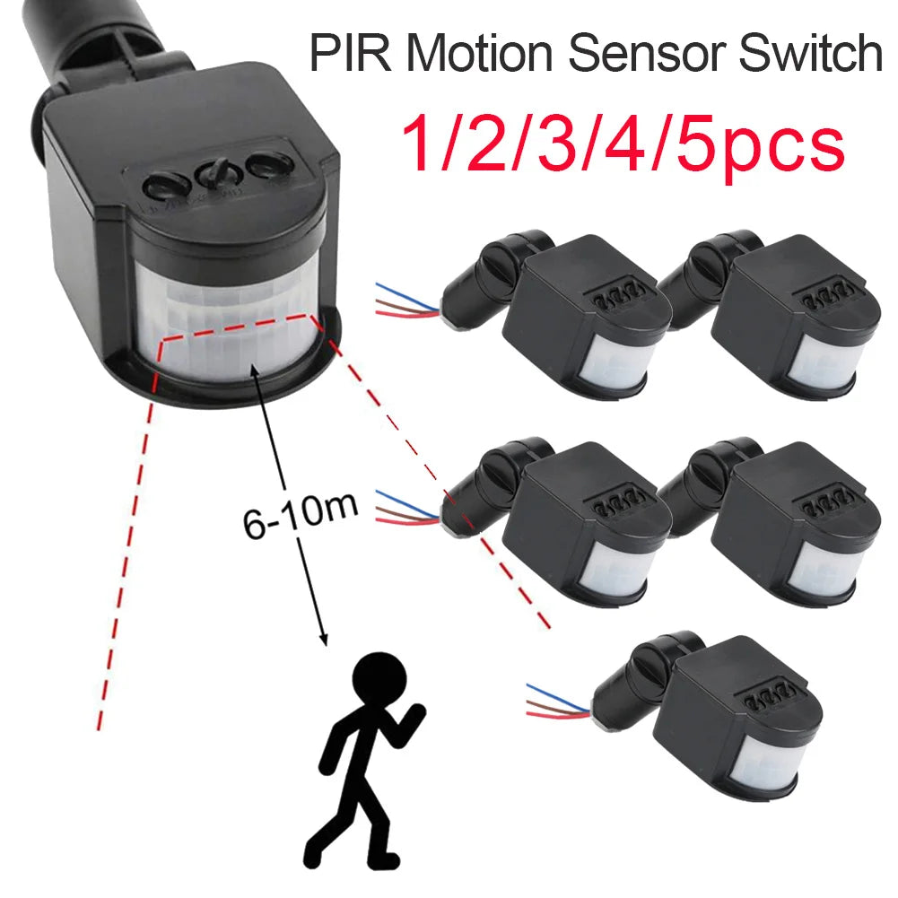 DC3.7V 5V 12V 24V PIR Motion Sensor Detector Wall Light Switch Human Body Inductive Switch for Solar Spotlight Flood Light