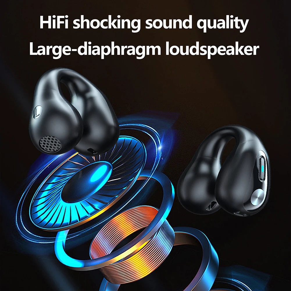 Smart AI Language Translation Earbuds Bluetooth-Compatible 144 Languages Translator Device Bone Conduction Translation Earphones