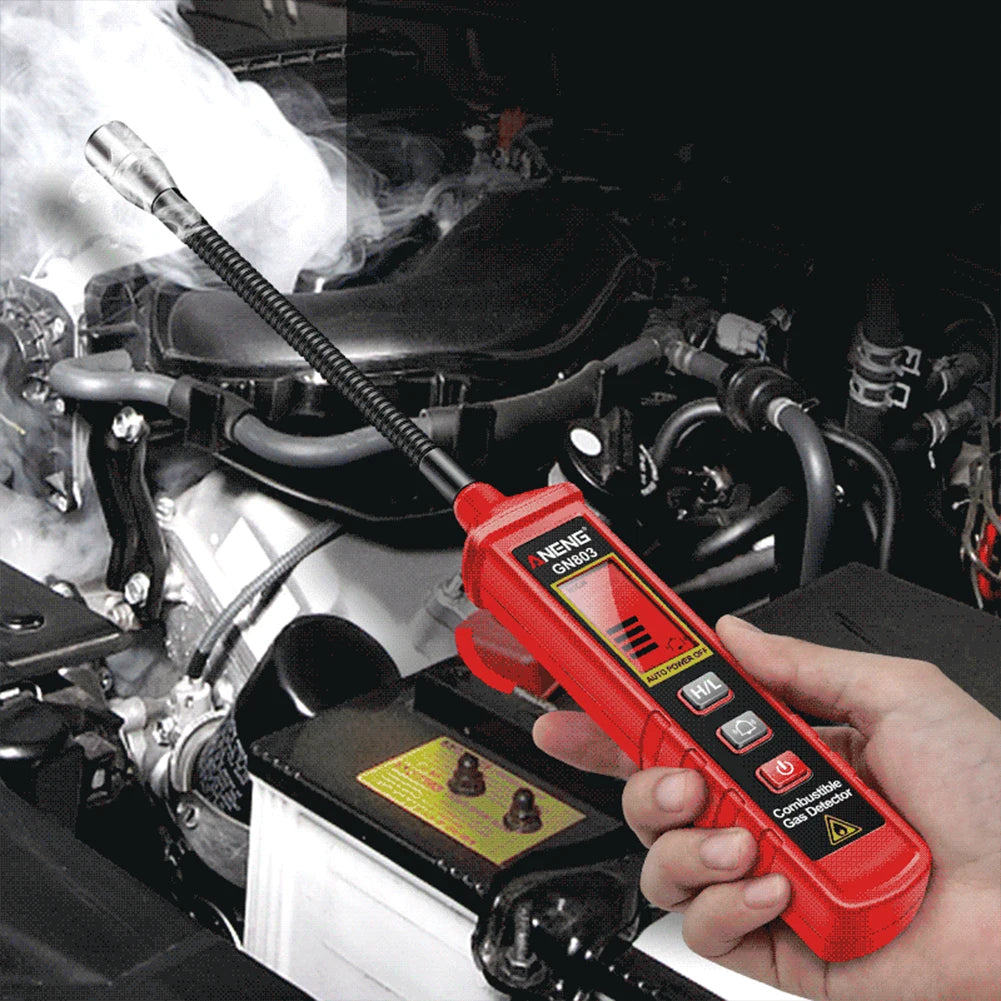 Gas Leak Detector Adjustable Sensitivity Combustible Gas Detector Portable Gas Tester Locating the Source of Methane Natural Gas