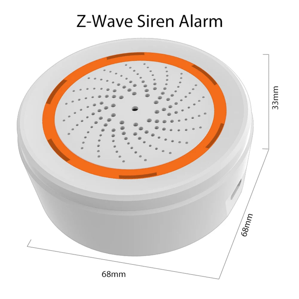 Tuya Zigbee USB Sound Light Sensor Smart Alarm Siren Offers 90Db Security Protection and Remote Control System