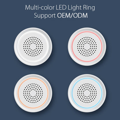 USB Smart Sensor Siren 2.4Ghz Wifi Temperature Detector Tuyasmart App Remote Control Button Battery Powered Home Security Device