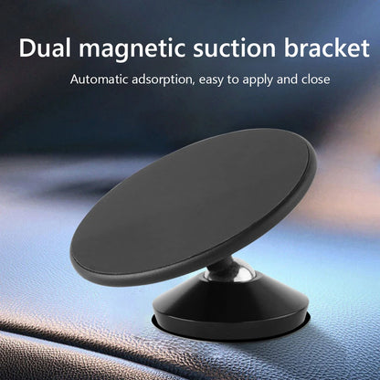 Magnetic Dashboard Windshield Mount Aluminum Alloy Car Phone Bracket anti Slip 360 Rotatable for Iphone 14Pro Max Huawei Xiaomi