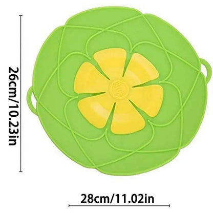 Silicone anti Overflow Cover Pot Lid High Temperature Kitchen Gadgets Universal Lid Flower Cookware for Home Kitchen