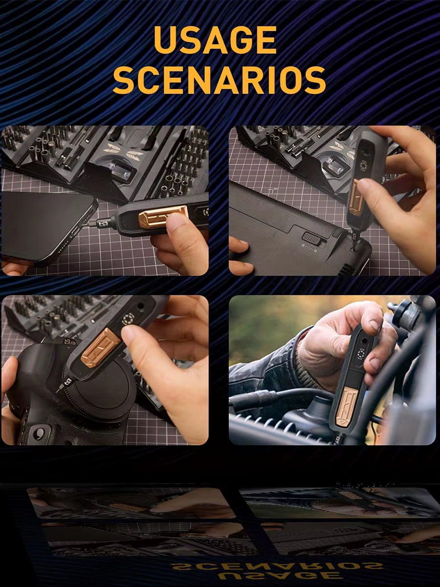 180 in 1 Precision Multifunctional Screwdriver Set,Magnetic Phillips Bits,Mobile Iphone & PC & Glasses Manual Repair Tool,Gift.