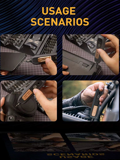 180 in 1 Precision Multifunctional Screwdriver Set,Magnetic Phillips Bits,Mobile Iphone & PC & Glasses Manual Repair Tool,Gift.