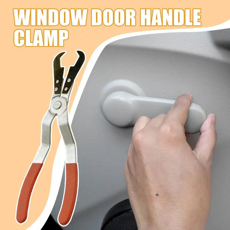 Clip Pliers Automotive Door Handle Clip Plier Fastener Remover Window Door Handle Clip Remover Supplies Auto Panel Repair Kit