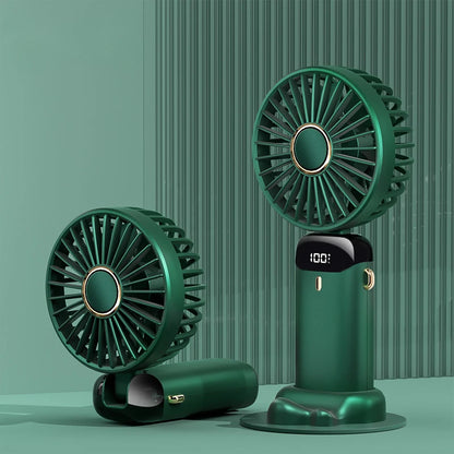 Stay Cool On-The-Go Small Handheld USB Fan - Portable & Charging for Students & Office Desk