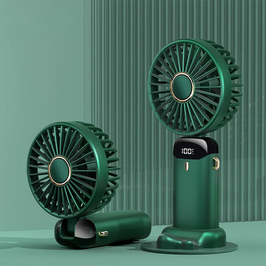 Stay Cool On-The-Go Small Handheld USB Fan - Portable & Charging for Students & Office Desk