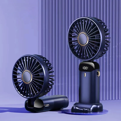 Stay Cool On-The-Go Small Handheld USB Fan - Portable & Charging for Students & Office Desk