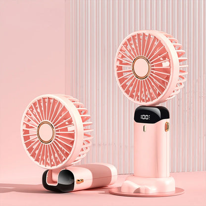 Stay Cool On-The-Go Small Handheld USB Fan - Portable & Charging for Students & Office Desk