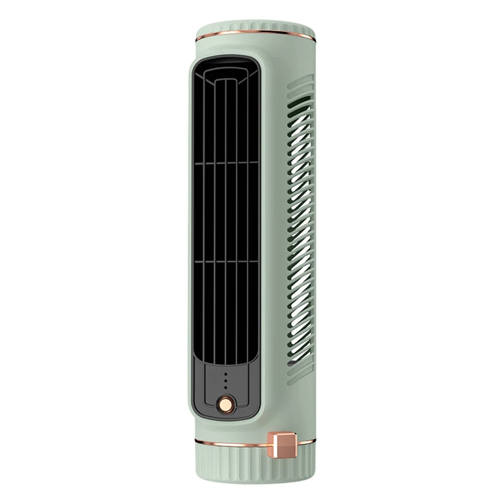 USB Rechargeable Desk Tower Fan 3 Speeds Summer Ventilation Fan Desktop Cooling Fan Portable Fan for Home Camping Fans