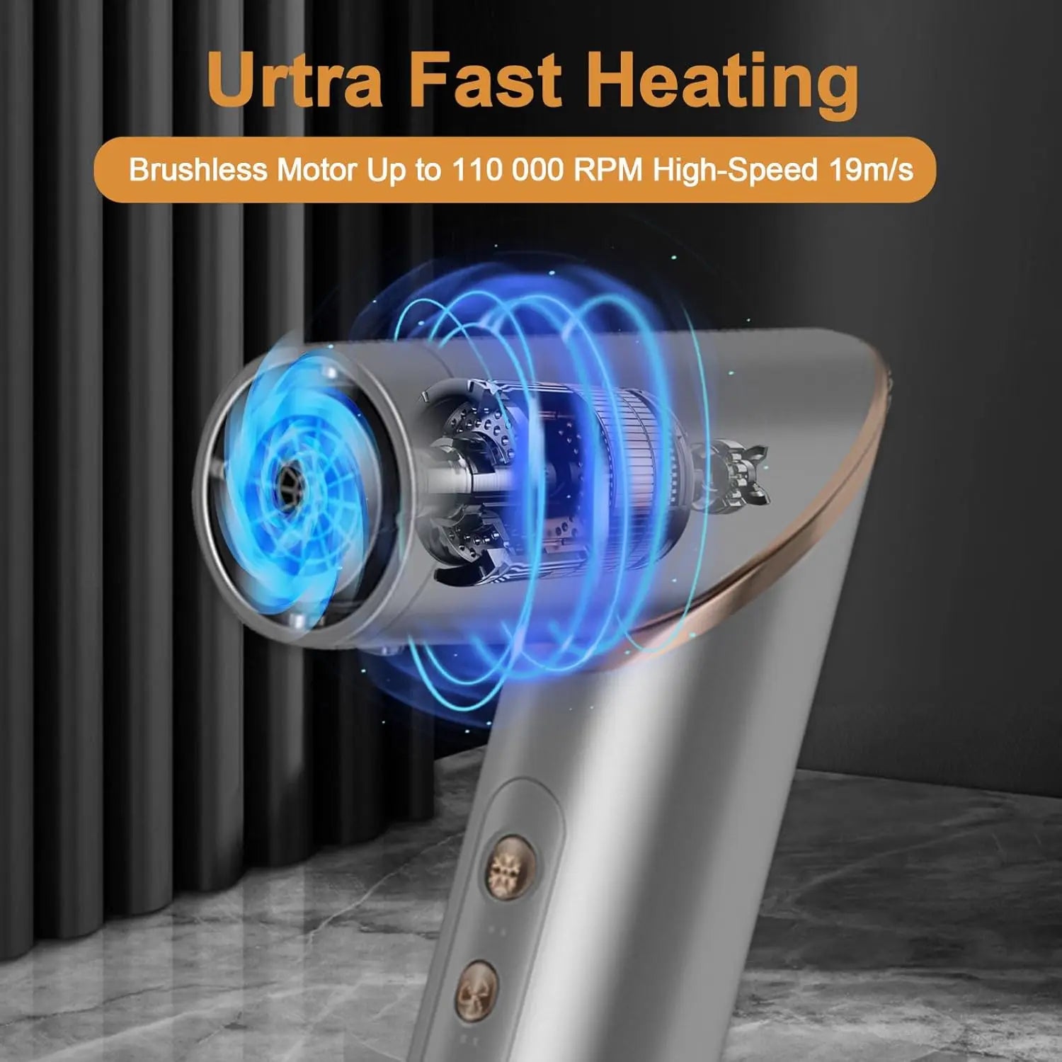 5 IN1 Hair Dryer Curling Iron Straightener Hair Brush Electric Hairdryer Folding Styling Comb Negative Ion Home Hot Air Comb Set