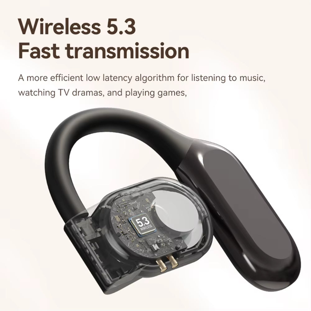 3-In-1 AI Translator Earbuds Bluetooth 5.3 Real Time Translation Earphones 140 Language Two-Way Smart Voice Translator Ear Hook