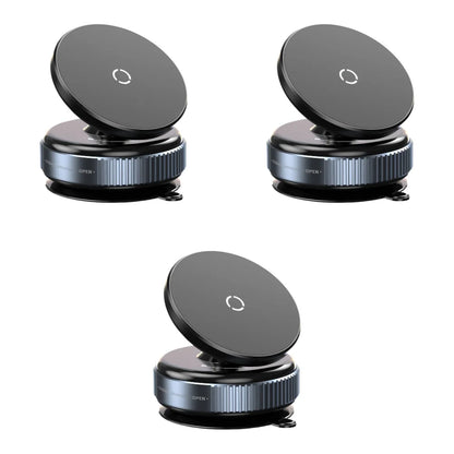 Magnetic Vacuum Adsorption Car Phone Mount Universal GPS Navigation Stand Car Mobile Phone Holder for Car Smooth Surfaces