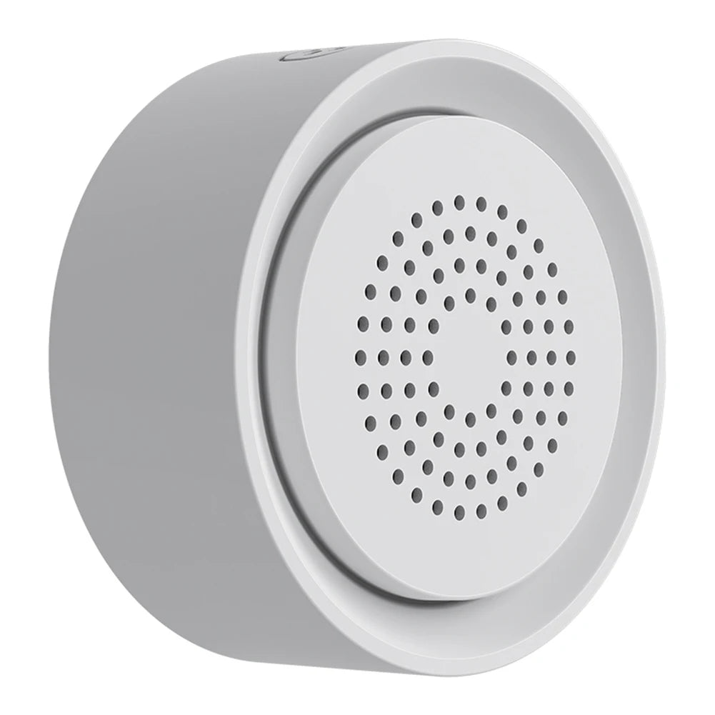 USB Smart Sensor Siren 2.4Ghz Wifi Temperature Detector Tuyasmart App Remote Control Button Battery Powered Home Security Device