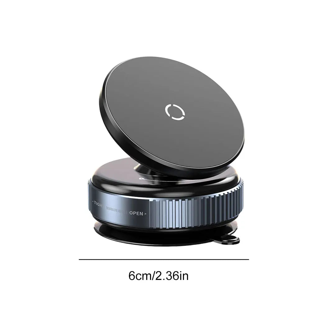 Magnetic Vacuum Adsorption Car Phone Mount Universal GPS Navigation Stand Car Mobile Phone Holder for Car Smooth Surfaces