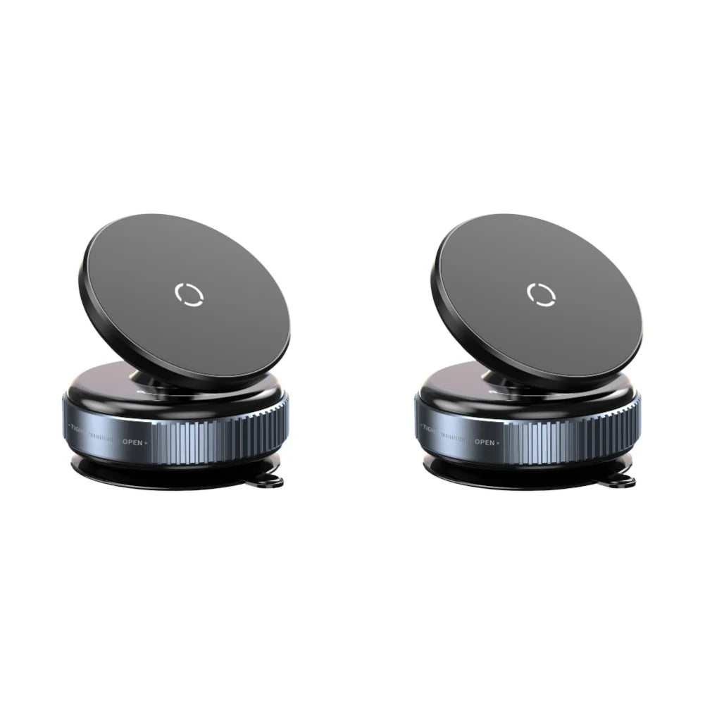 Magnetic Vacuum Adsorption Car Phone Mount Universal GPS Navigation Stand Car Mobile Phone Holder for Car Smooth Surfaces