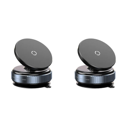 Magnetic Vacuum Adsorption Car Phone Mount Universal GPS Navigation Stand Car Mobile Phone Holder for Car Smooth Surfaces