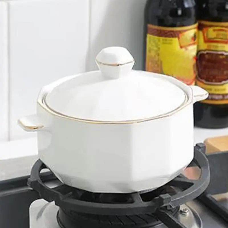 Cast Iron Gas Rings Reducer Trivets Black Durable Multifunction Gas Hob Cover Stove Hob Covers for Kitchen Smaller Cookware