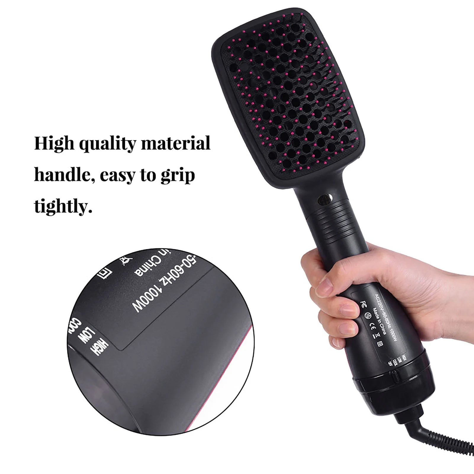 Hair Blow Dryer Hair Brush Dryer 2 in 1 Multifunctional Anion Hair Dryer Brush Comb Styler Hairdressing Tool Hair Beauty Tool