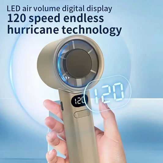 3-Speed Rechargeable USB Desk Fan, Adjustable Tilt, Lightweight & Portable Mini Fan for Office, Travel, School, Camping & Outdoo