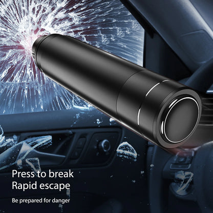 Mini Car Escape Safety Hammer Tool with Base Aluminum Alloy Window Breaker for Emergency Self-Rescue and Vehicle Accidents