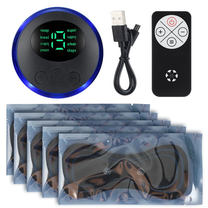EMS Electric Neck Massager Back Shoulder Remote Control Leg Massage Pad Body Muscles Relaxation TENS Pads Fatigue Relief Patches