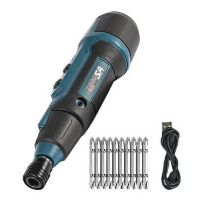 3.6V Electric Power Screwdriver Set USB Rechargeable Small Electrician Screwdriver 200Rpm/Min 2Nm Flashlight Lighting Power Tool
